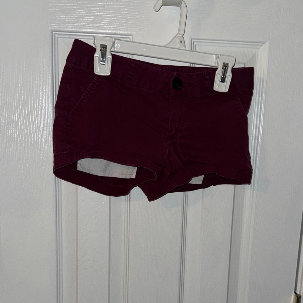 No Boundaries Plum Girls' Casual Cotton Shorts